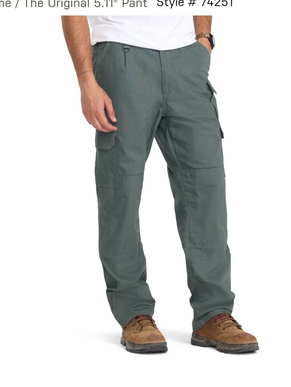 5.11 Tactical Men's Cargo Pants in Slate Green
